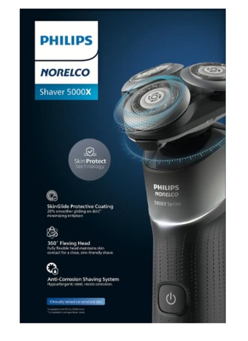 Philips Norelco Shaver 5000X, Wet & Dry Shaver Precision Trimmer, NWT